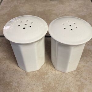 Vintage Wm Adams & Sons English Ironstone Salt and Pepper Shakers